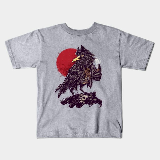 BlackBeard Kids T-Shirt by bykai